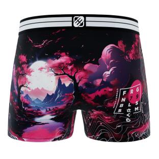 Boxer Noir/Rose Garçon Freegun Cerisier vue 0