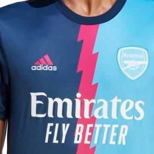 Arsenal Maillot de Football Bleu Adidas 2023 vue 3