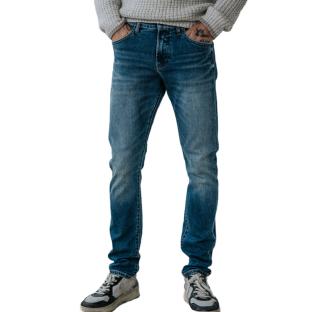 Jean Slim Bleu Foncé Homme Freeman Porter Dustee vue 0