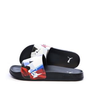 Claquettes Blanches/Noires Homme Puma 308368 pas cher
