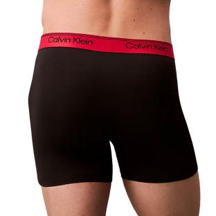 X3 Boxers Noir/Rouge Calvin Klein Jeans Boxer Brief vue 0