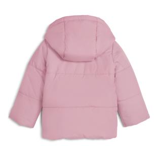 Chaqueta acolchada rosa para niña Puma Minicats con capucha ver 0