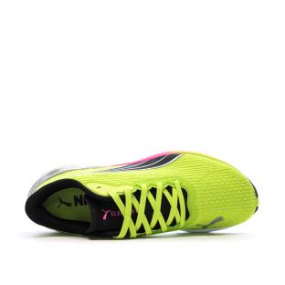 Chaussures de Running Vert Fluo Femme Puma Electrify Nitro 3 vue 4