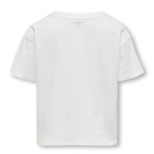 T-shirt Blanc/Vert Fille Only Kogmaiken vue 2