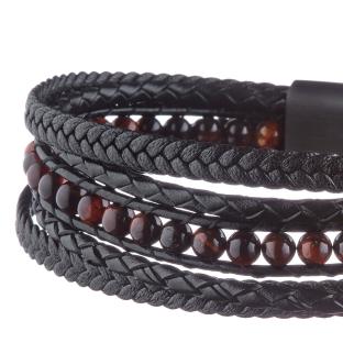 Bracelet Noir Homme Geographical Norway 315043 vue 3