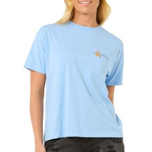 T-Shirt Bleu Femme Rip Curl Joya Relaxed pas cher