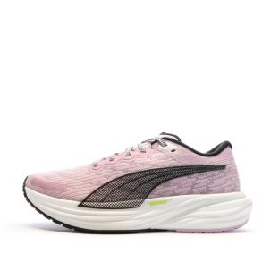 Chaussures de running Noires/Oranges Femme Puma Deviate Nitro 2 pas cher