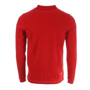 Polo Manches Longues Rouge Homme Hungaria Merapi vue 2