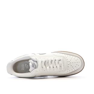 Baskets Blanches/Grises Homme Nike Court Vision vue 4