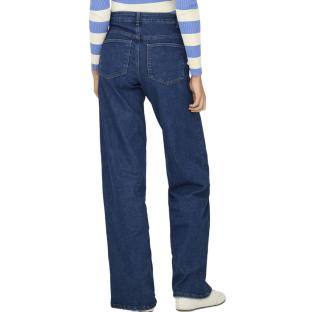 Jean Droit Bleu Foncé Femme Only Sanna vue 2