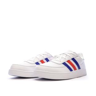Baskets Blanches Junior Adidas Breaknet 2.0 vue 6