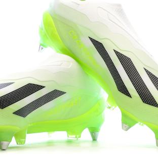 Chaussures de Foot Blanc/Jaune Adidas X Crazyfast.1 Ll SG vue 0
