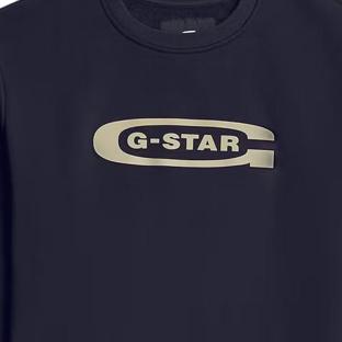 Sweat Marine Homme G-Star RAW Old Skool vue 0