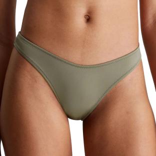 Bas de maillot de bain Kaki Femme Calvin Klein Jeans Cheeky pas cher