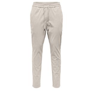 Pantalon Fluide Beige Clair Homme Only & Sons Linus pas cher