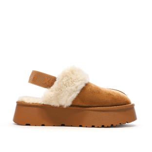 Sabots fourrés à élastique Camel Femme Xti Microfiber vue 2
