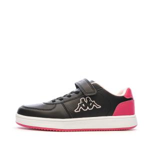Baskets Noires/Roses Fille Kappa Malone pas cher
