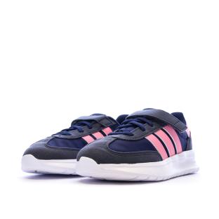 Baskets Marines/Roses Fille Adidas Run 70s vue 0