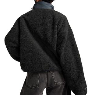 Sweat Noir Femme Converse Sherpa Half vue 2