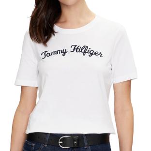 T-shirt Blanc Femme Tommy Hilfiger Breezy pas cher
