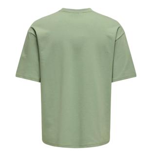 T-shirt Vert Homme Only & Sons Caspian vue 2