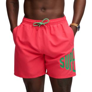 Superdry Swim Men’s Pink/Green Swimsuit Photo of the Espace des Marques %store% store - view of %key%
