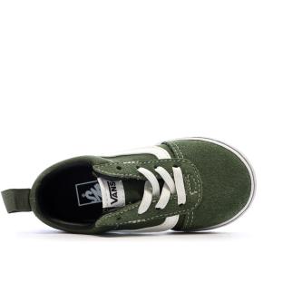 Baskets Verte Garçon Vans Ward Slip-on Suede vue 4