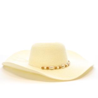 Chapeaux Blanc Via Lorenzo Capeline Camel vue 0