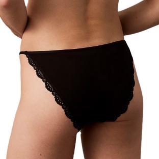 Culotte Noires Femme Calvin Klein Jeans String Bikini vue 2