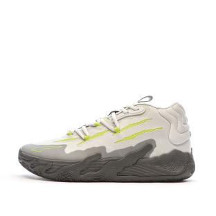 Chaussures de basket Blanche/Grise Homme Puma Hills pas cher