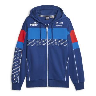 Sweat Zippe à Capuche Bleu Homme Puma Bmw 621866 pas cher