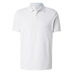 Calvin Klein Jeans Men’s White Casual Pique Polo Shirt Photo of the Espace des Marques %store% store - view of %key%