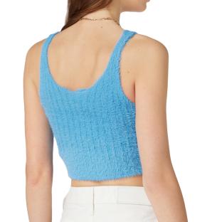 Crop Top Bleu Femme Noisy May Sweet vue 2