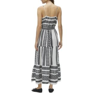 Robe Blanches/Noire Femme Vero Moda Dicthe vue 0