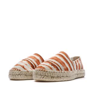 Espadrilles Orange/Beige Femme Pare Gabia Anaia vue 0