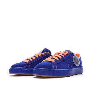 Baskets Bleues/Oranges Garçon Puma Suede Rocket League Jr vue 6