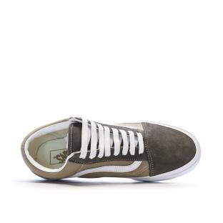 Marrón/Beige Zapatillas Hombre Vans Old Skool Canvas Block B ver 0