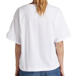 T-shirt Blanc Femme G-Star Raw D23357 vue 2