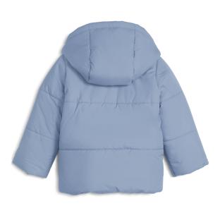 Chaqueta acolchada azul para niña Puma Minicats con capucha ver 0