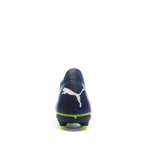 Chaussures de foot Marine/Jaune Enfant Puma Future Match FG vue 3
