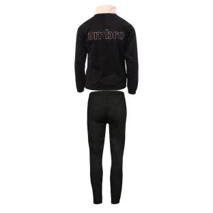 Survêtement Zippée Noire/Rose Fille Umbro Joy vue 2