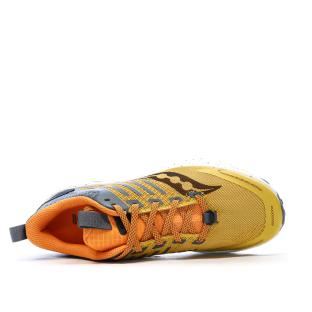 Chaussures de trail Jaunes Homme Saucony Ride vue 4