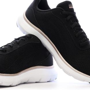 Baskets Noir/Rose Femme Skechers Flex Appeal 5.0 vue 7
