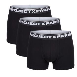 x3 Boxers Noir Homme Project X Paris ITH69 vue 0