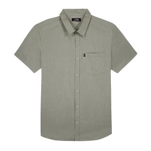 Men’s Khaki Shirt TBS Oxygene Shirt Photo of the Espace des Marques %store% store - view of %key%