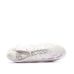 Chaussures de football Blanches Homme Adidas Predator Elite vue 3