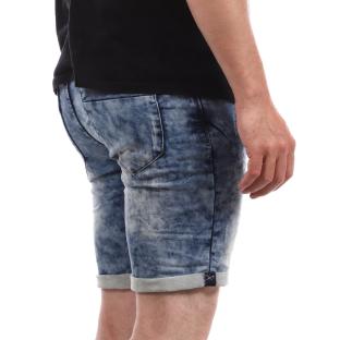 Short en jean Bleu Délavé Homme Sublevel Denim vue 2