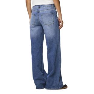Jean Loose Bleu Femme Pieces Femma vue 2