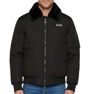 Blouson Noir Homme Schott AIRTOP vue 0
