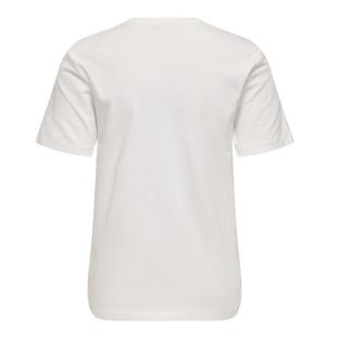 T-Shirt Blanc/Rose Femme Only Lanya vue 0